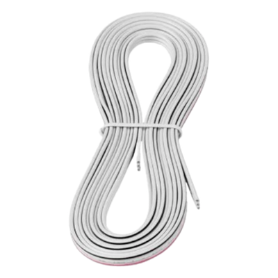 Cable de 3 Conductores / 22 AWG (0.50 mm²) / 50 ft (15.2 m) / Para Tira LED Tunable White / RadioRA 3 y HomeWorks QSX