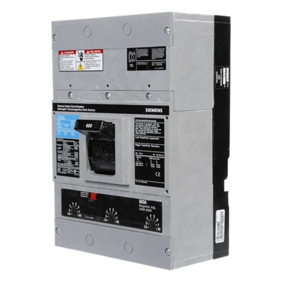 Interruptor Termomagnético / 600V CA / 3 Polos / 600A / Capacidad Interruptiva 65kA / Sin Zapatas Principales / 400 Hz