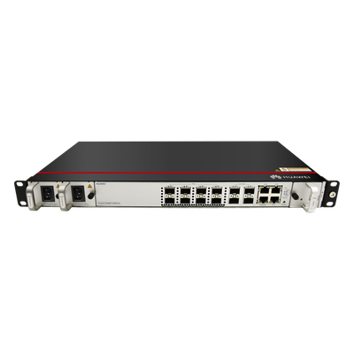 OLT GPON / 8 Puertos GPON Clase C+ / 4 Uplink SFP/SFP+ / Switching 110 Gbit/s / Hasta 1024 ONTs / Doble Fuente AC / Rango -40 °C a +65 °C / 1 UR