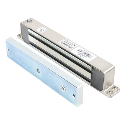 Chapa Magnética Electromagnética / 600 lbs (272 kg) / Montaje Superficial / IP68 / Dual 12V/24V DC / -10°C a +55°C