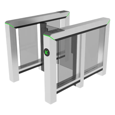 Puerta de Velocidad / Un Solo Carril / Sensores Infrarrojos 8 a 12 Pares / Acero Inoxidable SUS304 / Panel de Lectura Multitecnología / Motor Sin Escobillas / Controlador PGIC Integrado