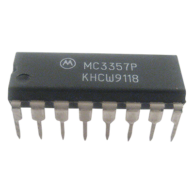 Circuito Integrado FI FM Banda Angosta / 4.0-8.0 VDC / 3.0 mA / 40-46 dB Ganancia / 400 Ω Salida