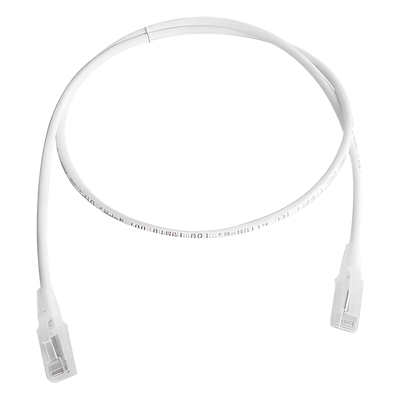 Patch Cord / Cat5e UTP / CM/LS0H / 2.13 m (7 ft) / Blanco / Bulk