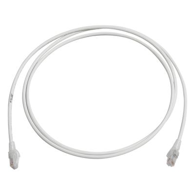 Patch Cord Cat6 UTP / CM-LS0H / 2.13 m (7 ft) / Alta Densidad / PoE++ / Blanco