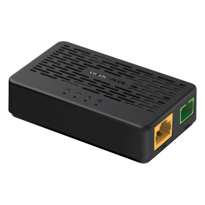 Terminal XPON / Dual Mode EPON + GPON / Downstream 2.488 Gbps / Puerto Gigabit / Alcance 20 km (12.4 mi) / VLAN 802.1Q / OMCI / AES / DBA / FEC