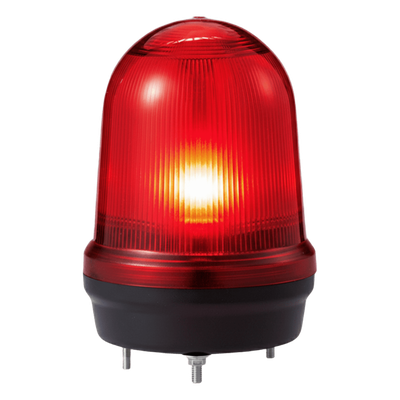 Torreta LED Industrial / 4 Patrones Destello / Rojo / 12-24 VCD / IP65 / -30°C a +50°C