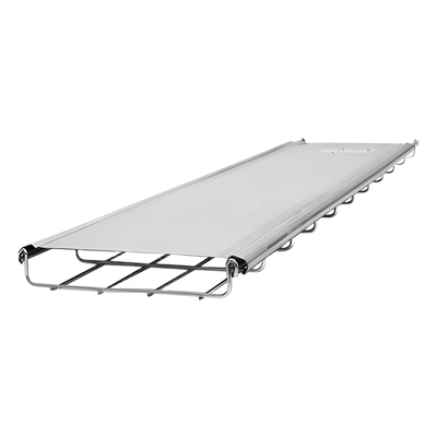 Charola de Cableado con Tapa Automática / 3 m (9.8 ft) de Longitud / 200 mm de Ancho / Calibre 20 / Acabado Galvanizado Electro-Zinc