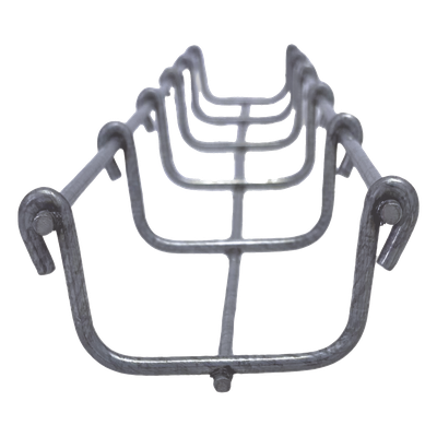 Charola Tipo Malla Bimetálica / 50 mm Ancho / 33 mm Peralte / Tramo 3 m (9.8 ft) / Hasta 26 Cables Cat6 / Exterior y Zonas Húmedas