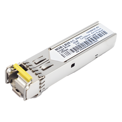 Transceptor mini-GBIC SFP / 1G LC / WDM BIDI / Monomodo 20 km (66 pies) / TX 1550nm RX 1310nm