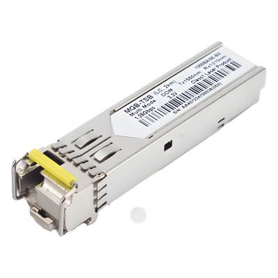 Transceptor SFP / 1000BASE-BX WDM / TX 1550 nm / Monomodo 2 km / LC Simplex / Industrial -40 °C a 85 °C (-40 °F a 185 °F)