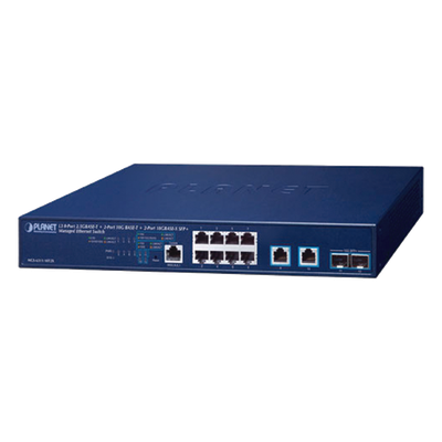 Switch Administrable Capa 3 / 8 Puertos 2.5G BASE-T / 2 Puertos 10G BASE-T / 2 Puertos SFP+ 10G