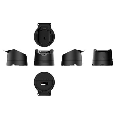 Soporte Giratorio para Terminal Punto de Venta / Rotación 0°~180° / Entrada 24V 1.4A / Pogo Pin 6 PIN / USB Tipo-A / Ethernet / RJ12 / RS232 / -10°C a 50°C