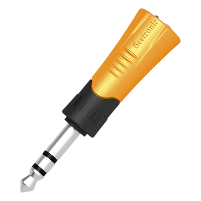 Adaptador de Audio Estéreo / 1/4″ (6.35 mm) a Jack 3.5 mm / Carcasa Plástica Resistente