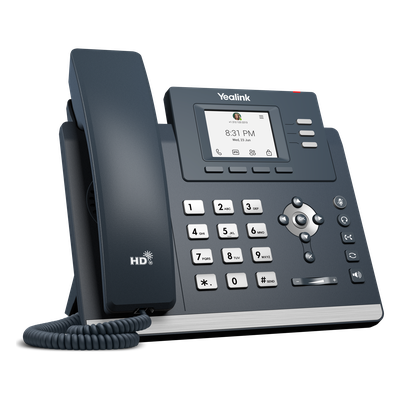 Teléfono IP / Android 13 / Microsoft Teams / Audio HD / Pantalla 2.4″ / Dual Gigabit PoE