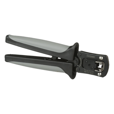 Pinzas Ponchadoras / RJ45 / Cat5e Cat6 Cat6A / 193×19.8×63.5 mm / 7.6×0.8×2.5 in / Negro