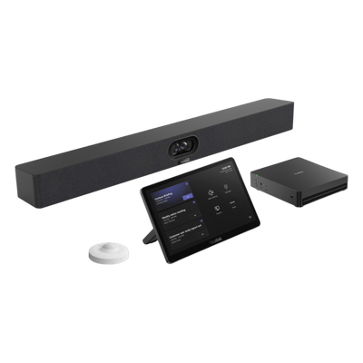 Sistema de Videoconferencia / Intel Ultra5 125H con NPU / Dual Cámara 48 MP / Audio 6 m (19.7 ft) / Pantalla Táctil 11.6″ / Microsoft Teams Nativo / PoE CAT5e
