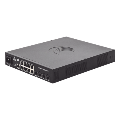 Switch PoE Capa 2/3 / 8 Puertos Gigabit PoE / 4 SFP+ 10 Gbps / Rendimiento 96 Gbps / PoE Budget 200W / Zero-Touch Provisioning