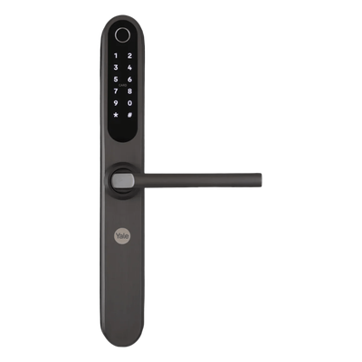 Cerradura Digital / Teclado Retro-iluminado / 100 Huellas + 300 Accesos / IP66 / Backset 50 mm / 1.64 ft-2.13 ft