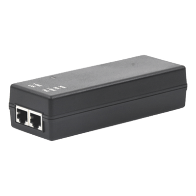 Inyector PoE Gigabit / 56Vcc / 30W / Eficiencia Nivel V / Protección Cortocircuito y Sobrevoltaje / 1000BASE-T
