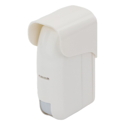 Sensor de Movimiento Cortina / Doble Tecnología MW & PIR / Alcance 0-10 m (0-32.8 ft) / Exterior 100% / Inmunidad Mascotas 10 kg / Inalámbrico Universal