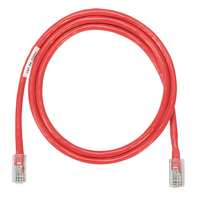 Cable de Parcheo UTP / Cat 5e / 24 AWG / 0.91 m (3 ft) / RJ45 / Rojo