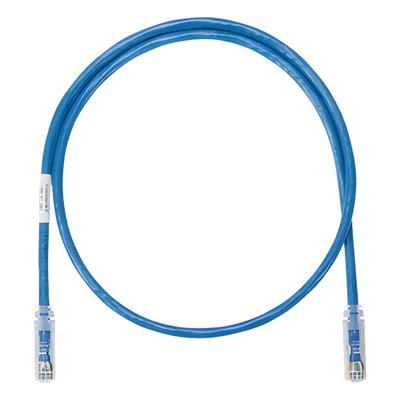 Cable de Parcheo UTP / Cat 6 / Clase E / 3 m (9.84 ft) / 24 AWG / T568B / Azul