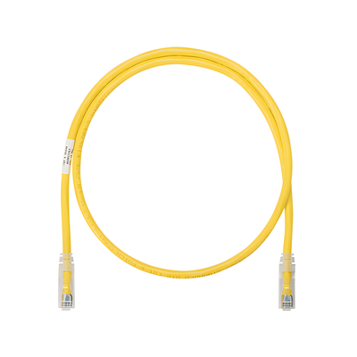 Cable de Parcheo UTP / Categoría 6 / 1 Pie (0.3 m) / 24 AWG / T568B / Amarillo