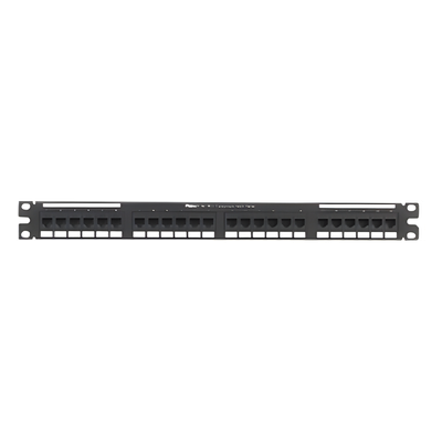 Panel de Parcheo / Cat 6 / 24 Puertos / 1UR / Punchdown 110 / Rack 19″