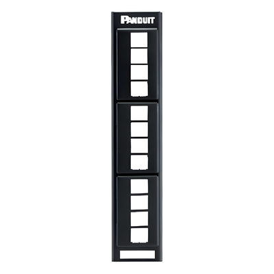 Panel de Parcheo Modular Keystone / 12 Puertos / Montaje en Pared / 10.00 pulgadas de Ancho