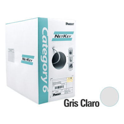Cable UTP Categoría 6 / 305 m (1000 ft) / 24 AWG / 250 MHz / CMR Riser / 4 Pares / Cobre Sólido