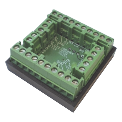Módulo de Entradas/Salidas Digitales / 11 EN + 5 SAL / Colector Abierto 2A/48VDC / RS485 / 39x39x16 mm / 1.53×1.53×0.63 in
