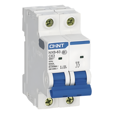 Interruptor Termomagnético / 2 Polos / 40 A / 10 kA / Riel DIN / 110-415 Vca / -40 °C a 70 °C