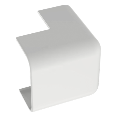 Esquinero exterior / ABS / UL94V-0 / FT4 / 90° / 0 a 50°C / Blanco