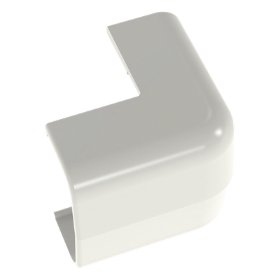 Esquinero Exterior / ABS / UL94V-0 FT4 / 90° / 0 a 50°C / Blanco Mate