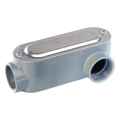 Condulet Tipo LL / 1″ (25.4 mm) / Aluminio Diecast / NPT / Volumen 185 cm³ / Hermético / UL 514A