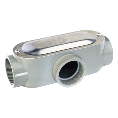 Caja de Conexión Ovalada / Tipo T / 1 1/2″ (38.1 mm) / Volumen 512.6 cm³ / Aluminio Diecast / NPT / UL y CSA