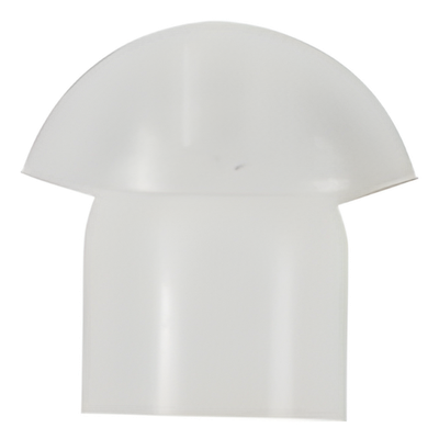 Tapón de Plástico Transparente para Micrófono / Compatible Tubos Acústicos / 100 Piezas / Diseño Ergonómico