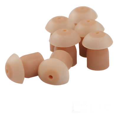 Tapón de Plástico para Micrófono / Paquete 10 Unidades / Doble Sellado Opcional / Versión Transparente / Atenuación de Ruido