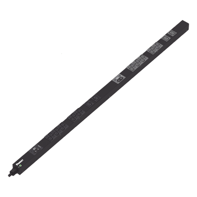 PDU Básico para Rack / 24 Salidas / 20 x IEC C13 + 4 x IEC C19 / Entrada NEMA L6-30P / 208 Vca / 30 A / Cable 3 m (9.8 ft) / Montaje 0U/1U/2U