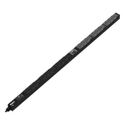 PDU Básico para Rack / 30 A / 208 Vca / 36 Contactos C13 y 6 C19 / Entrada NEMA L6-30P / Cable 10 pies (3 m) / Montaje Vertical 0U u Horizontal 1U/2U