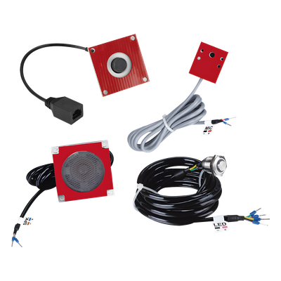 Kit de Accesorios para Intercomunicación / Cámara IP 720p HD / Micrófono Resistente al Agua / Parlante 5W / 8Ω / Botón de Llamada / Plug and Play