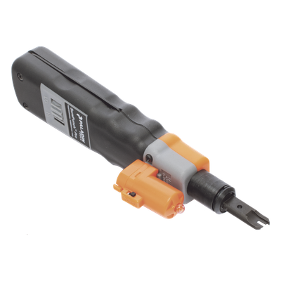 Herramienta de Impacto Punchdown / LED 2200 mcd / Fuerza Ajustable 27.5-37.5 lbs / Compatible Cat.6 23 AWG / Mango Ergonómico