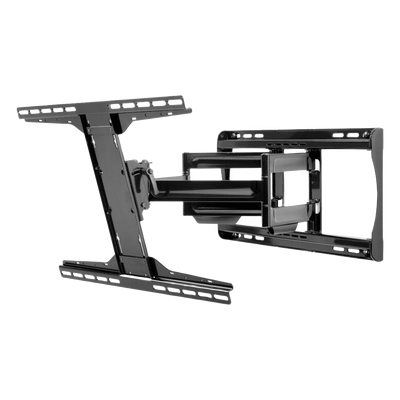 Soporte de Pared Articulado / Pantallas 39″ a 90″ / Extensión 542 mm / Capacidad 68 kg / VESA 200×100 a 600×400 mm / Inclinación +15°/-5° / Pivote ±90°