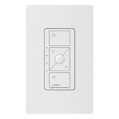 Control de Velocidad de Pared / 1.5 A / 120 V / Unipolar / Neutro Requerido / Velocidad Favorita / Blanco