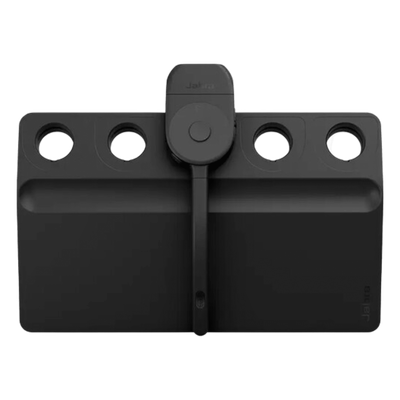 Organizador de Brazo de Micrófono / Kit de 2 Piezas / Polímero Reforzado / Color Negro Mate / Compatible con Jabra Perform 75