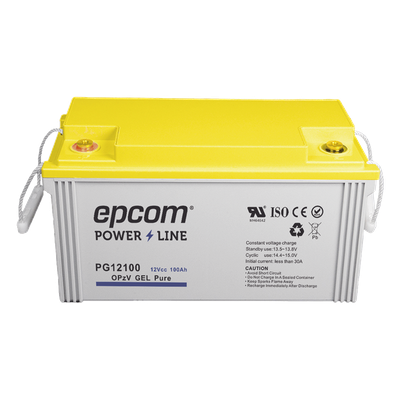 Batería de Gel OPzV / 12 V / 100 Ah / Ciclo Profundo / 500 A Descarga Máxima / 20+ Años Flotación
