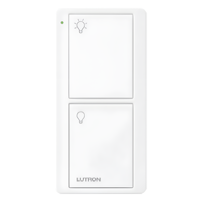 Control Remoto Inalámbrico / 2 Botones On/Off / RF 431-437 MHz / Alcance 18 m (59.1 ft) / Batería 10 Años / Sin Cableado