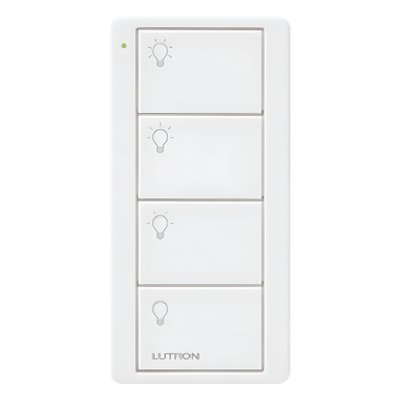Control Remoto Inalámbrico / 4 Botones / 3 Escenas de Iluminación / RF 431-437 MHz / Alcance 18 m (59 ft) / Batería 10 Años