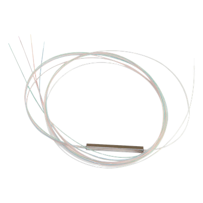 Splitter Óptico PLC / 1×4 / Fusión Sin Conectores / 1260-1650nm / -40°C a 85°C