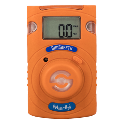 Monitor Personal Monogás / H2S / Alarma Triple / IP67 / Durabilidad 2 Años / Pantalla LCD